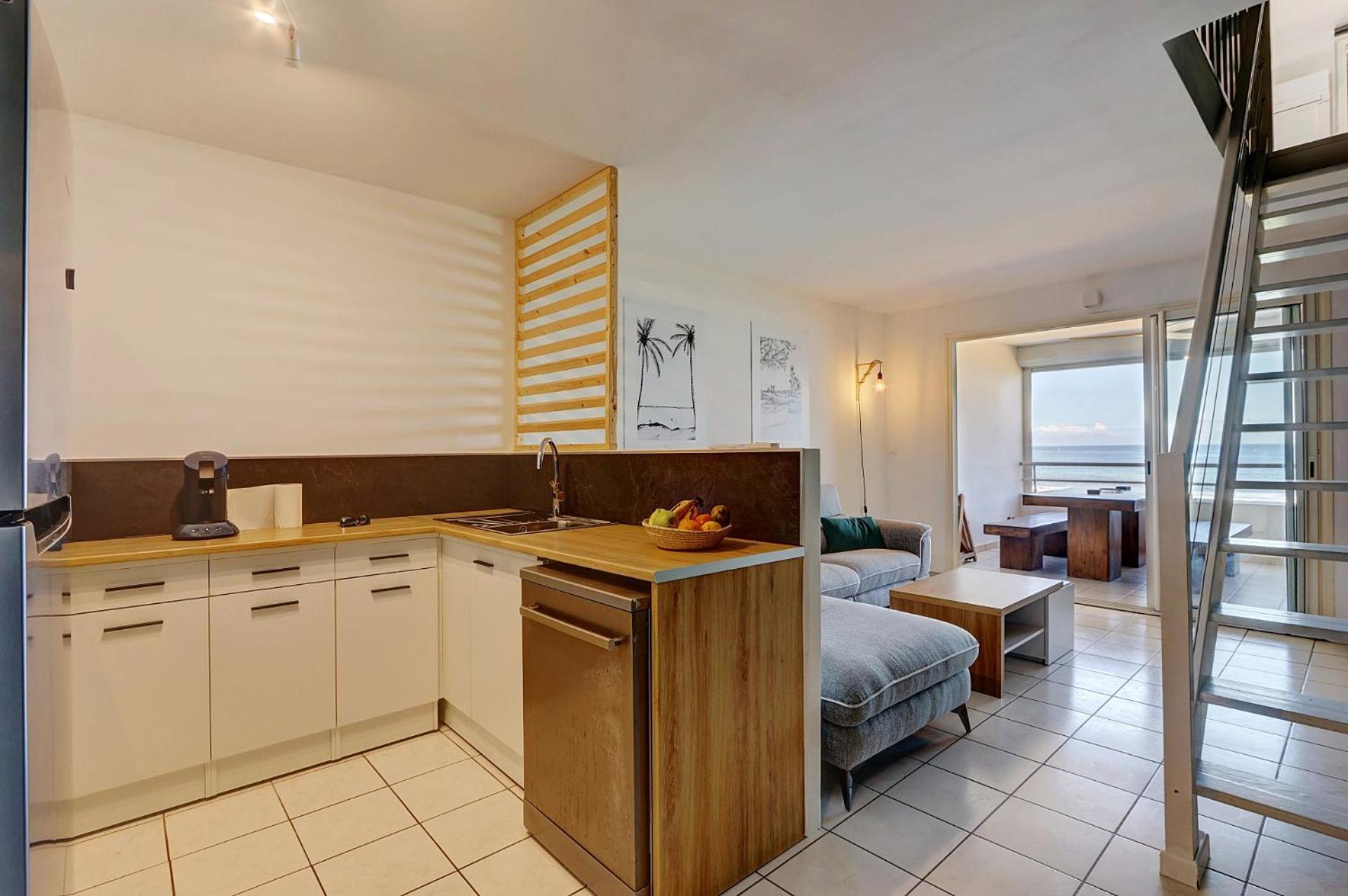Plein La Vue - T4 Saint Leu 1Ere Ligne Pieds Dans L'Eau Apartment Ngoại thất bức ảnh