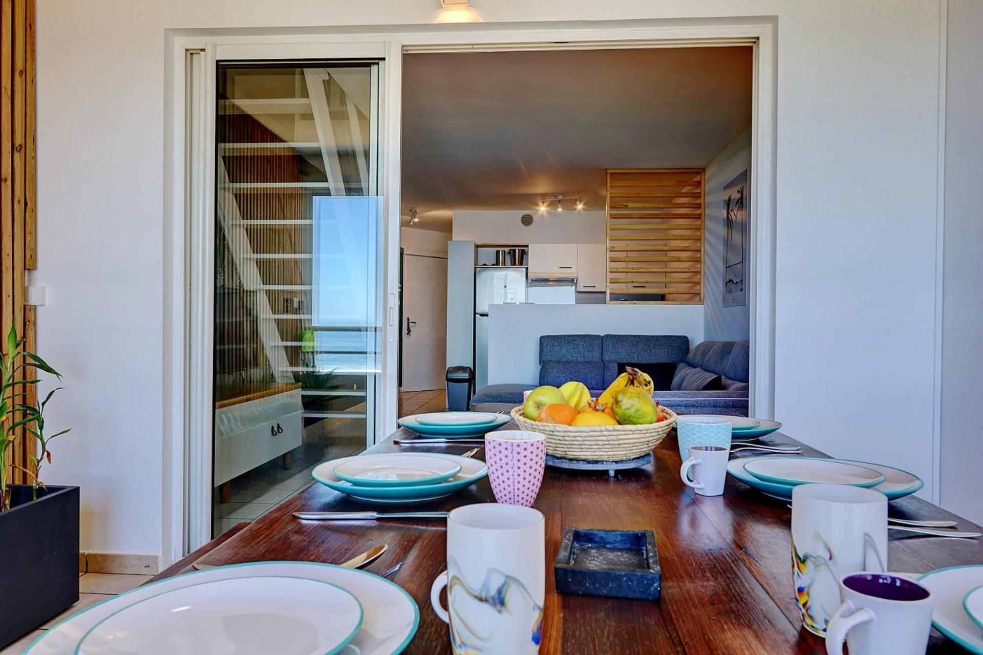 Plein La Vue - T4 Saint Leu 1Ere Ligne Pieds Dans L'Eau Apartment Ngoại thất bức ảnh